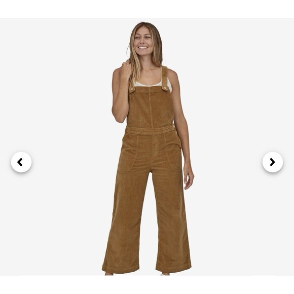 Patagonia Denim - Patagonia Women's Stand Up Cropped Corduroy Overalls Size 6